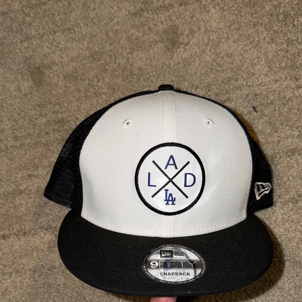 New Era Black and White LA Dodgers 9FIFTY Snapback